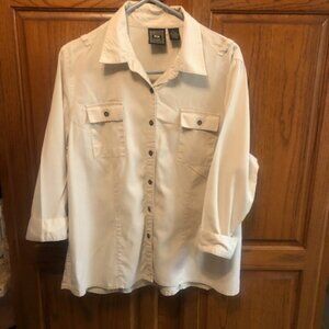 Bag G Age brand Tan Womens cargo shirt size XL